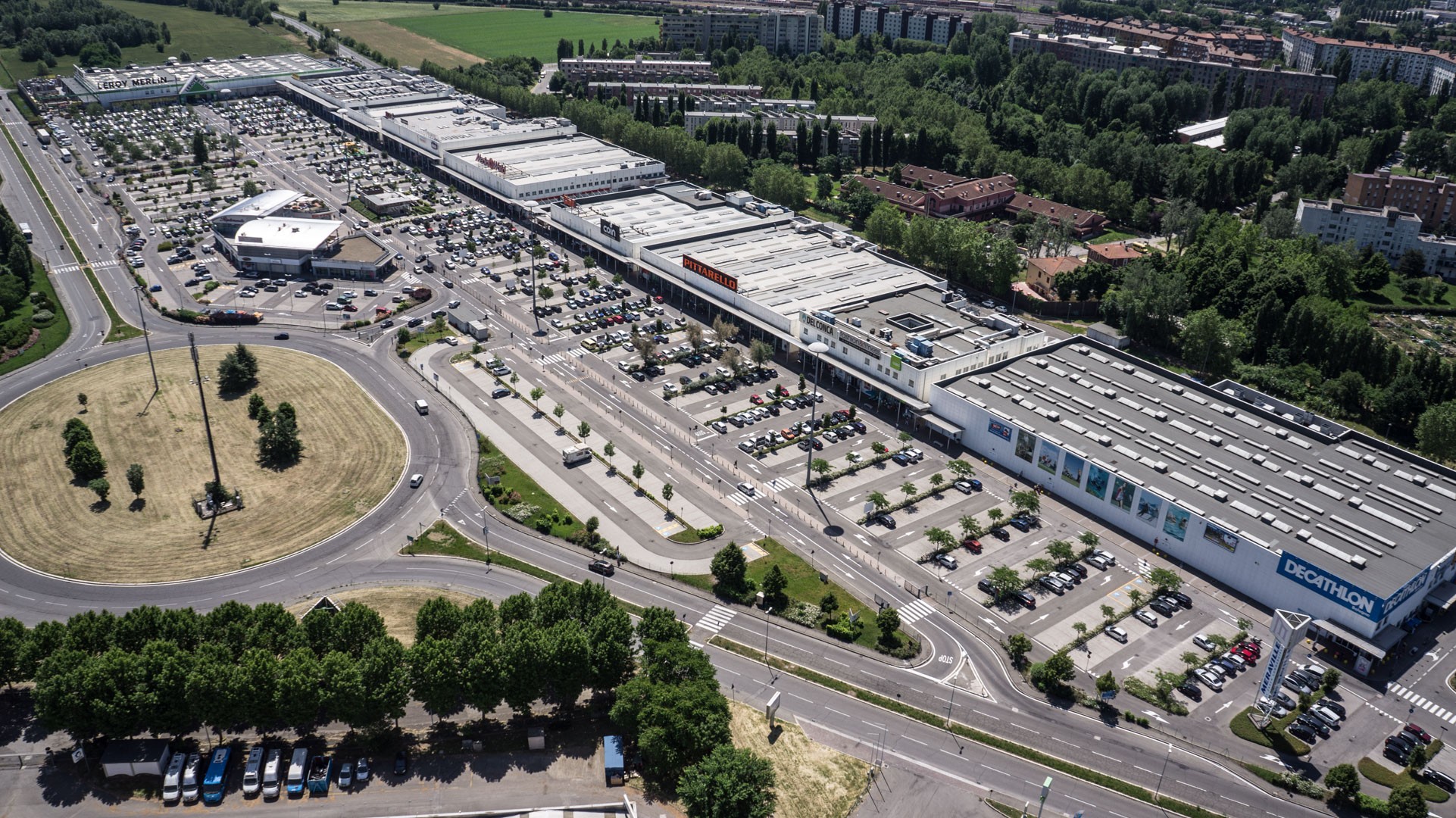 Miglioramento sismico strutture del Meraville Shopping Park