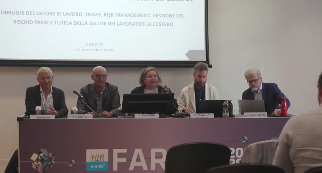 Slides e video del workshop “Chi risponde della sicurezza dei lavoratori all’estero?” – 15.09.2026